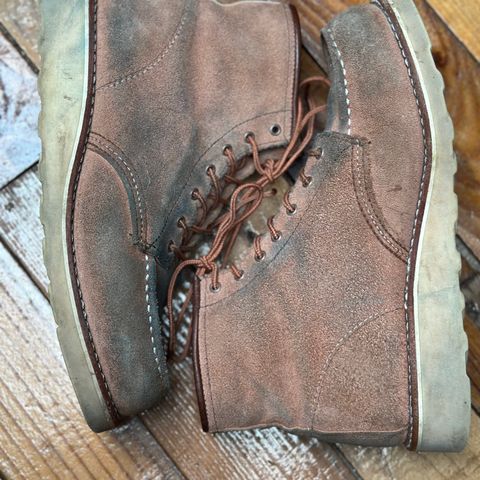 View photo of Red Wing 6-Inch Classic Moc in S.B. Foote Dusty Rose Abilene