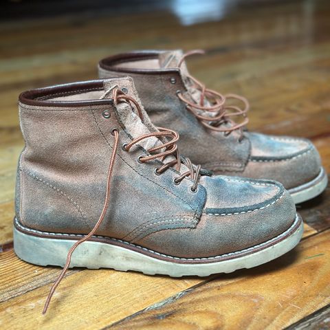 View photo of Red Wing 6-Inch Classic Moc in S.B. Foote Dusty Rose Abilene