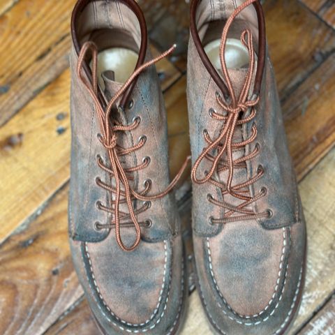 View photo of Red Wing 6-Inch Classic Moc in S.B. Foote Dusty Rose Abilene