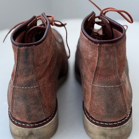 View photo of Red Wing 6-Inch Classic Moc in S.B. Foote Dusty Rose Abilene