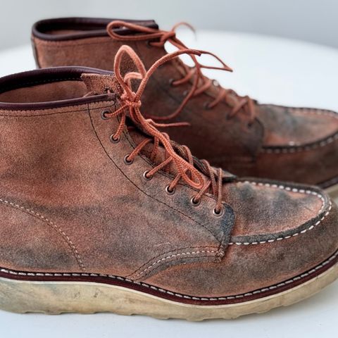 View photo of Red Wing 6-Inch Classic Moc in S.B. Foote Dusty Rose Abilene