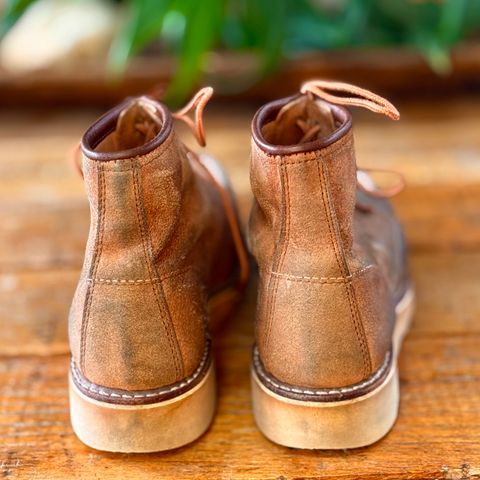 Red Wing 6-Inch Classic Moc in S.B. Foote Dusty Rose Abilene