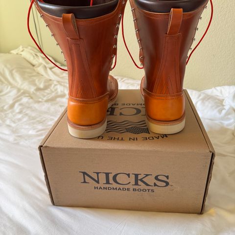 Nicks Moc Toe in Wickett & Craig Double Stuffed Tobacco