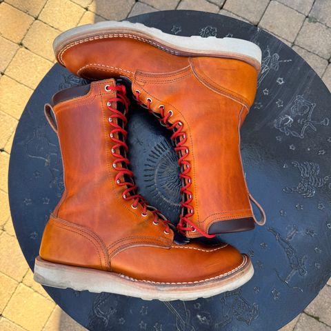 Nicks Moc Toe in Wickett & Craig Double Stuffed Tobacco