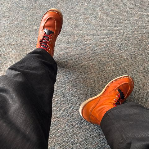 Nicks Moc Toe in Wickett & Craig Double Stuffed Tobacco
