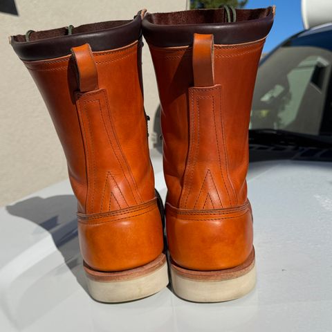 Nicks Moc Toe in Wickett & Craig Double Stuffed Tobacco