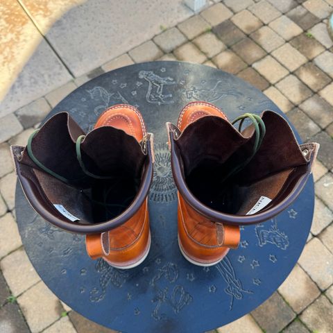 Nicks Moc Toe in Wickett & Craig Double Stuffed Tobacco