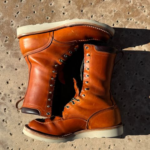 Nicks Moc Toe in Wickett & Craig Double Stuffed Tobacco