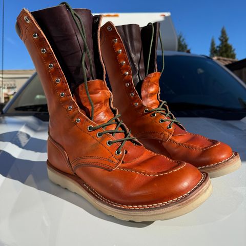 Nicks Moc Toe in Wickett & Craig Double Stuffed Tobacco