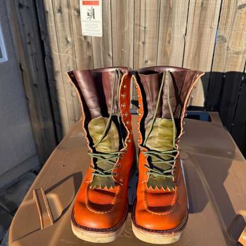 Nicks Moc Toe in Wickett & Craig Double Stuffed Tobacco