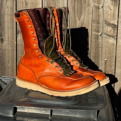 Nicks Moc Toe in Wickett & Craig Double Stuffed Tobacco