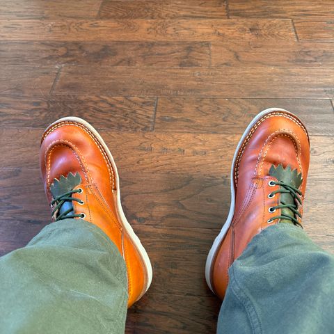 Nicks Moc Toe in Wickett & Craig Double Stuffed Tobacco