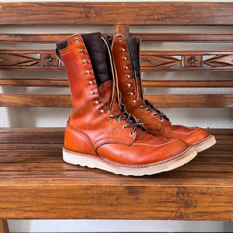 Nicks Moc Toe in Wickett & Craig Double Stuffed Tobacco