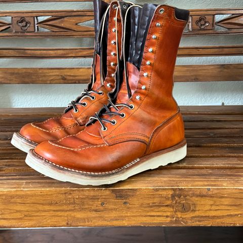 Nicks Moc Toe in Wickett & Craig Double Stuffed Tobacco