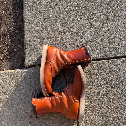 Nicks Moc Toe in Wickett & Craig Double Stuffed Tobacco