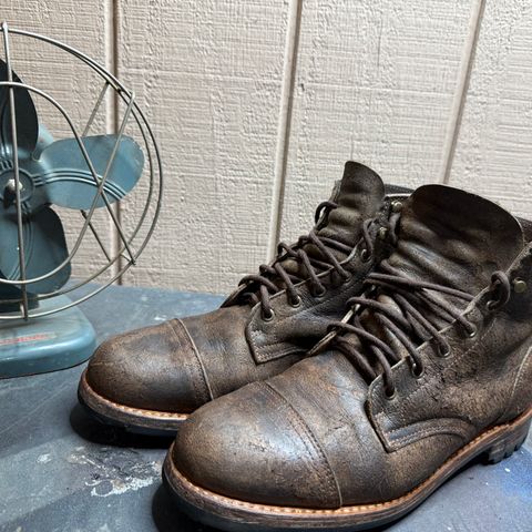 Truman Cap Toe Boot in C.F. Stead Stone Rambler