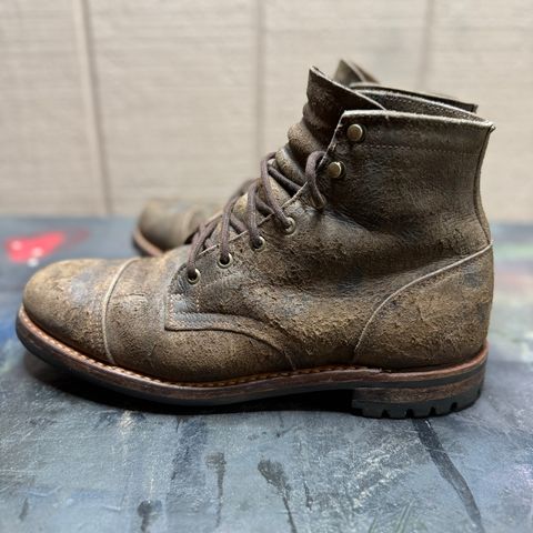Truman Cap Toe Boot in C.F. Stead Stone Rambler