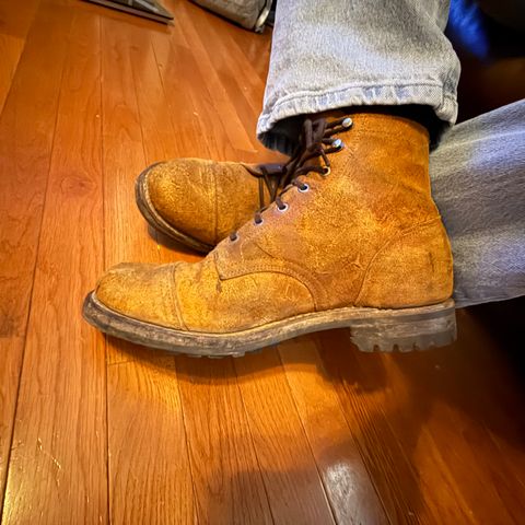 Truman Cap Toe Boot in C.F. Stead Coach Rambler