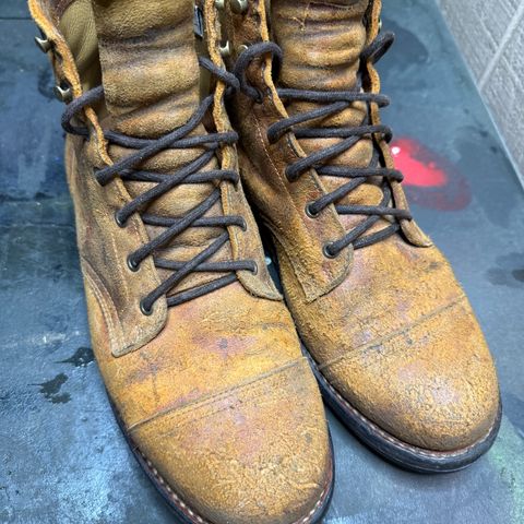 Truman Cap Toe Boot in C.F. Stead Coach Rambler