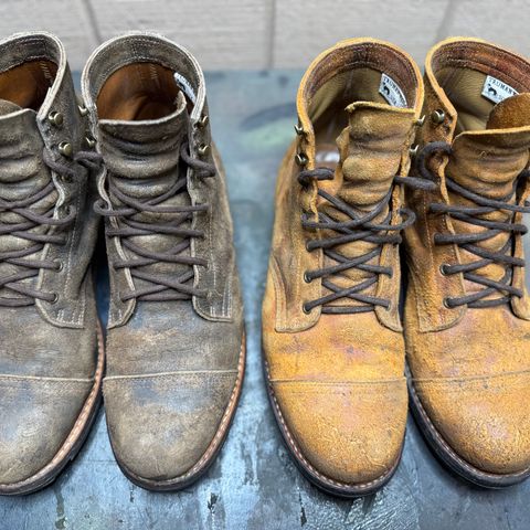 Truman Cap Toe Boot in C.F. Stead Coach Rambler