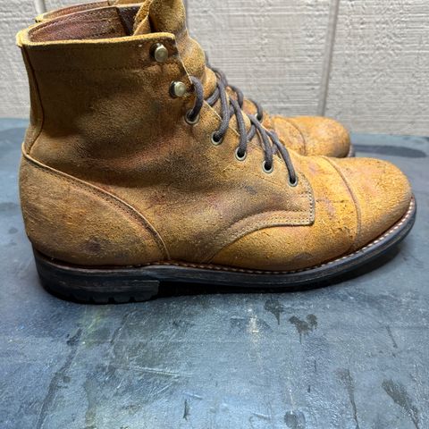 Truman Cap Toe Boot in C.F. Stead Coach Rambler