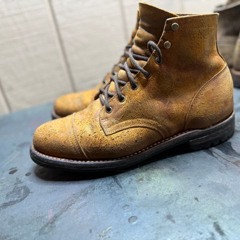 Truman Cap Toe Boot in C.F. Stead Coach Rambler