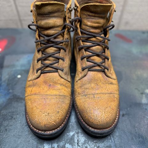 Truman Cap Toe Boot in C.F. Stead Coach Rambler