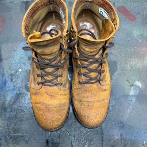 Truman Cap Toe Boot in C.F. Stead Coach Rambler
