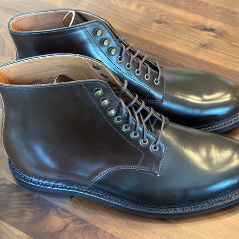 Grant Stone Edward Boot in Horween Maduro Shell Cordovan
