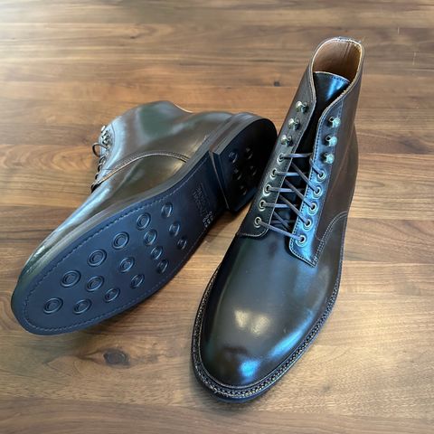 Grant Stone Edward Boot in Horween Maduro Shell Cordovan