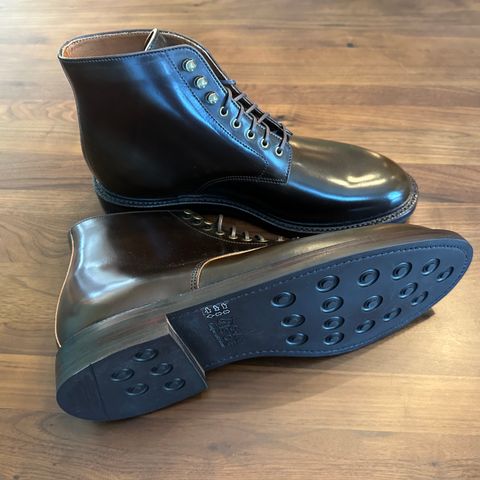 Grant Stone Edward Boot in Horween Maduro Shell Cordovan