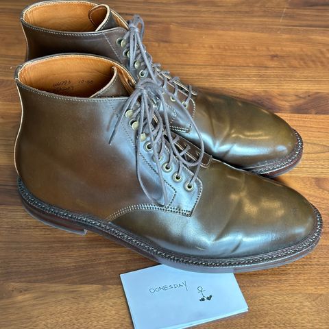 Grant Stone Edward Boot in Horween Maduro Shell Cordovan
