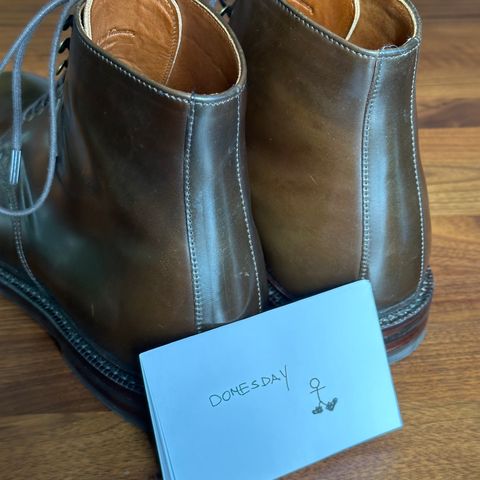 Grant Stone Edward Boot in Horween Maduro Shell Cordovan