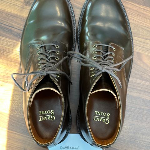 Grant Stone Edward Boot in Horween Maduro Shell Cordovan