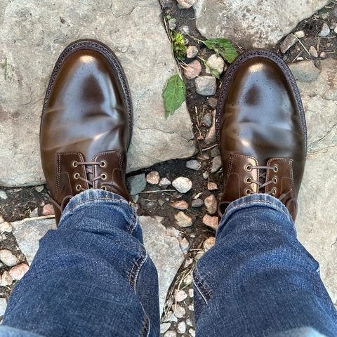 Grant Stone Edward Boot in Horween Maduro Shell Cordovan