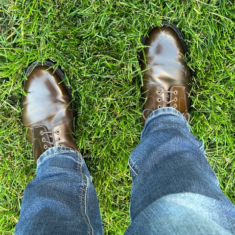 Grant Stone Edward Boot in Horween Maduro Shell Cordovan