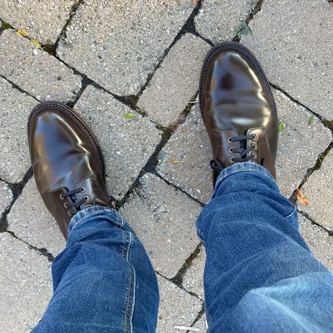 Grant Stone Edward Boot in Horween Maduro Shell Cordovan