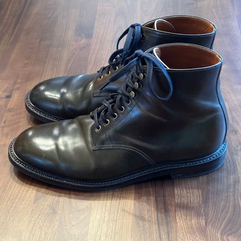 Grant Stone Edward Boot in Horween Maduro Shell Cordovan