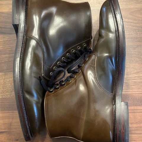 Grant Stone Edward Boot in Horween Maduro Shell Cordovan