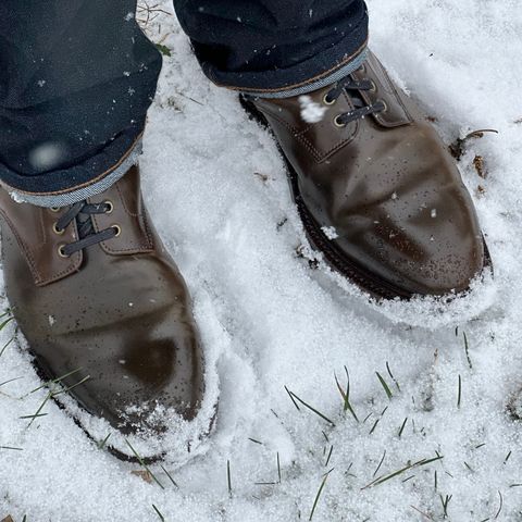 Grant Stone Edward Boot in Horween Maduro Shell Cordovan