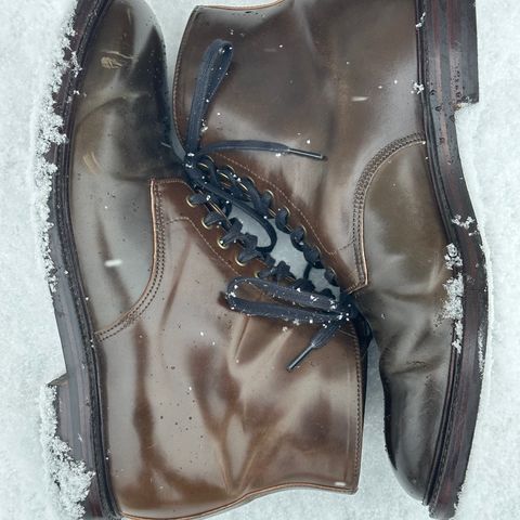 Grant Stone Edward Boot in Horween Maduro Shell Cordovan