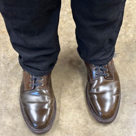 Grant Stone Edward Boot in Horween Maduro Shell Cordovan
