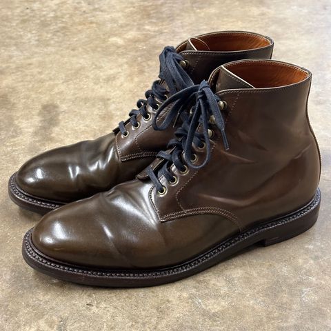Grant Stone Edward Boot in Horween Maduro Shell Cordovan