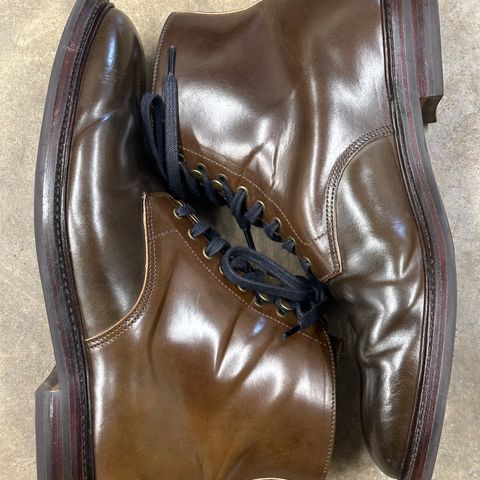 Grant Stone Edward Boot in Horween Maduro Shell Cordovan