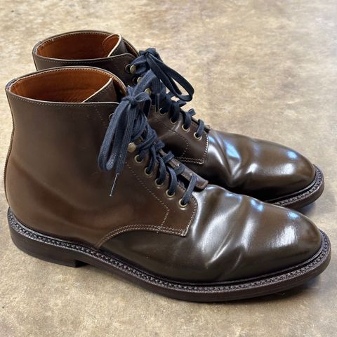 Grant Stone Edward Boot in Horween Maduro Shell Cordovan