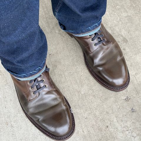 Grant Stone Edward Boot in Horween Maduro Shell Cordovan