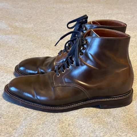 Grant Stone Edward Boot in Horween Maduro Shell Cordovan