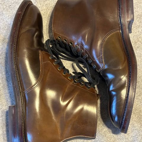 Grant Stone Edward Boot in Horween Maduro Shell Cordovan