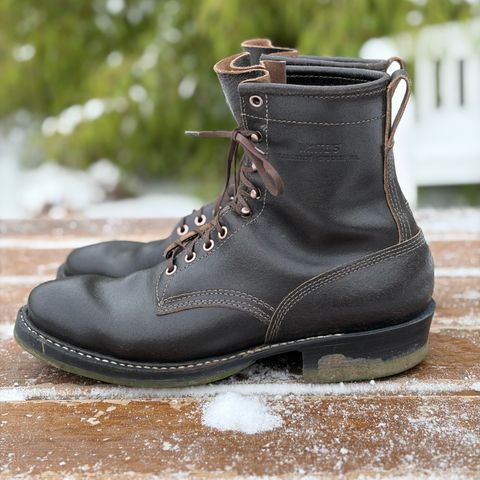 White's Smokejumper in Horween Black Waxed Flesh