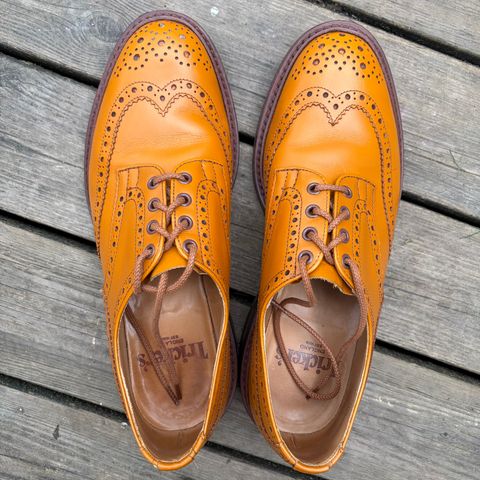 Tricker's Bourton Country Shoe in Acorn Antique